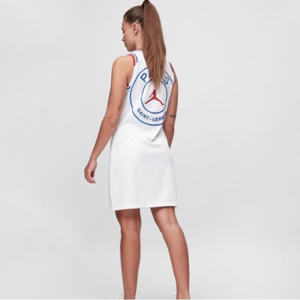 Nike WMNS PARIS SAINT-GERMAIN WOMEN'S DRESS Size Extra Small NWT Red White Blue - Picture 2 of 16